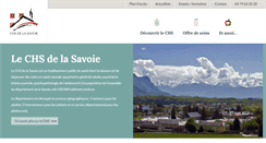 Desktop Screenshot of chs-savoie.fr